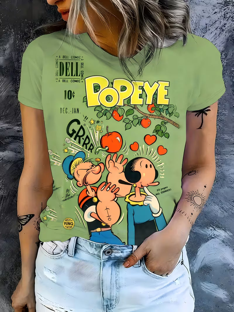 This Women'S T-Shirt Is Highly Suggested, Featuring a Unique Sailor Design