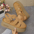 Trendy And Stylish Women'S Colorful Sandals Come in Various Fashionable Designs Brown