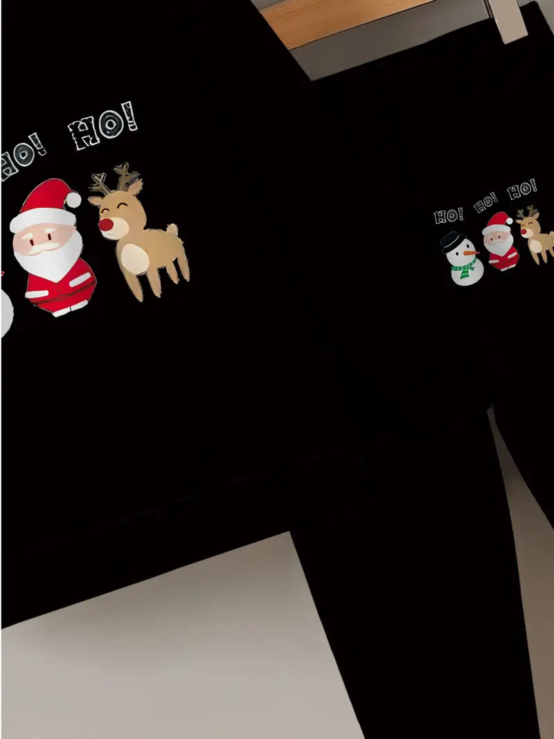 Baby Boys & Girls Hoodie Set Christmas snowman