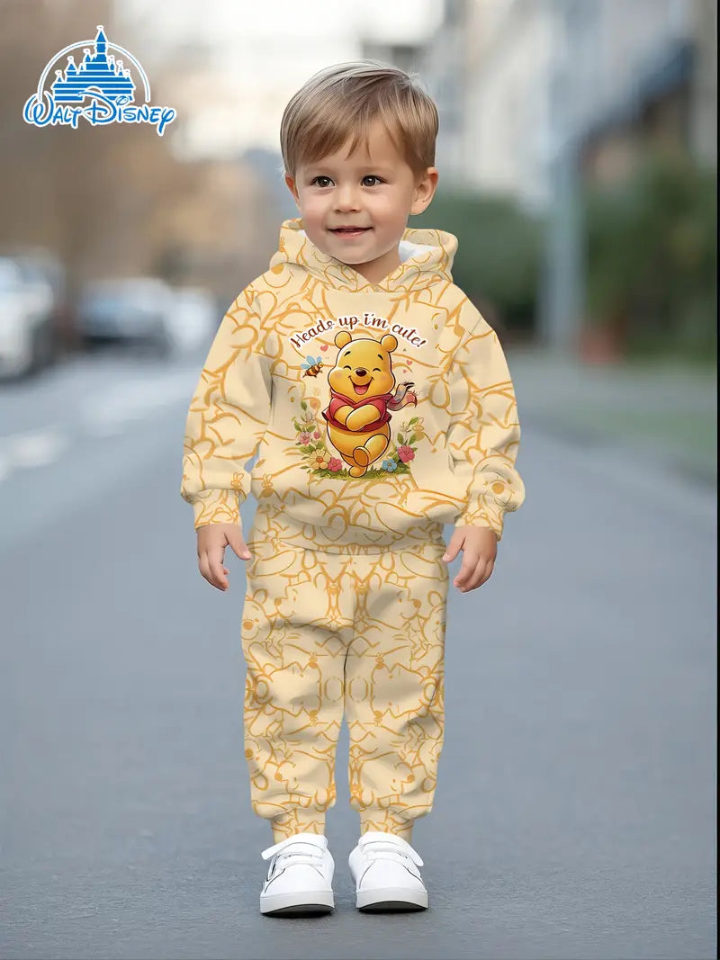Baby Boys & Girls Hoodie Set Disney bee and bear