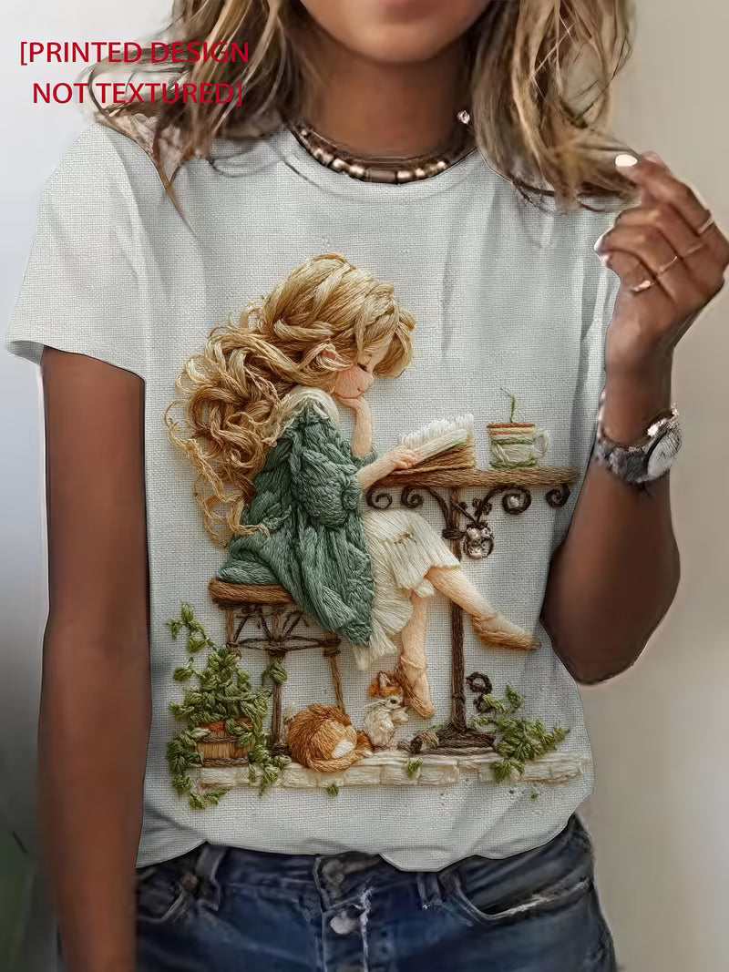 A Stylish Top for Women Featuring a Small Pattern