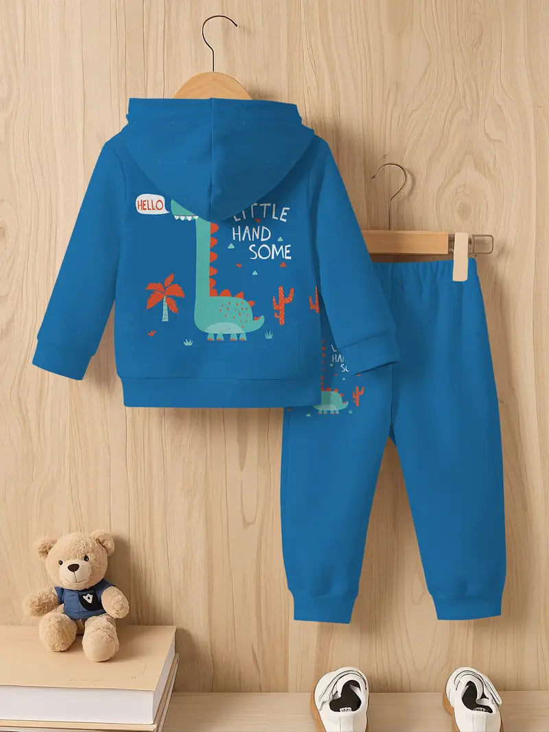 Baby Boys & Girls Hoodie Set Dinosaur