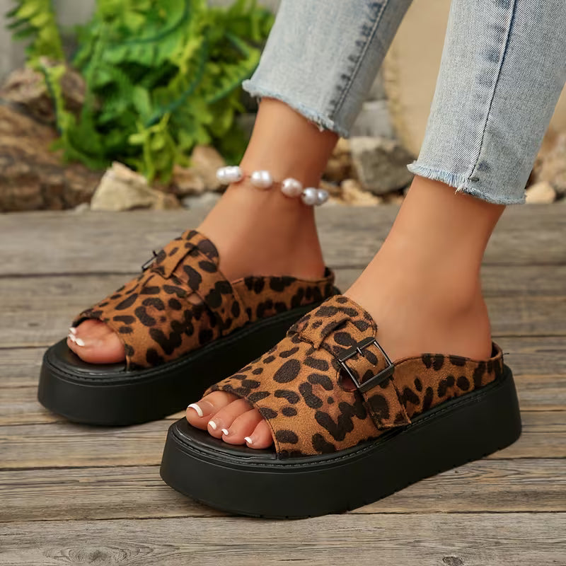 Women'S Soft-Soled Sandals for Summer, Featuring a Non-Slip Design And Comfortable Thick Soles