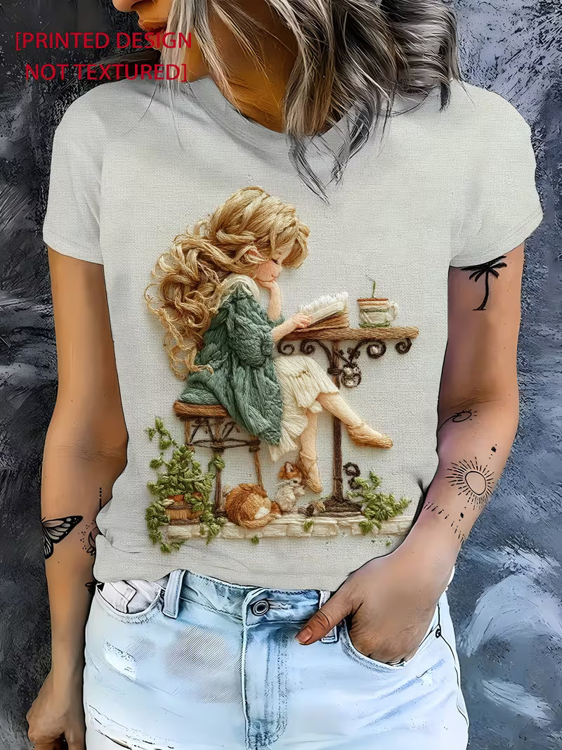 A Stylish Top for Women Featuring a Small Pattern