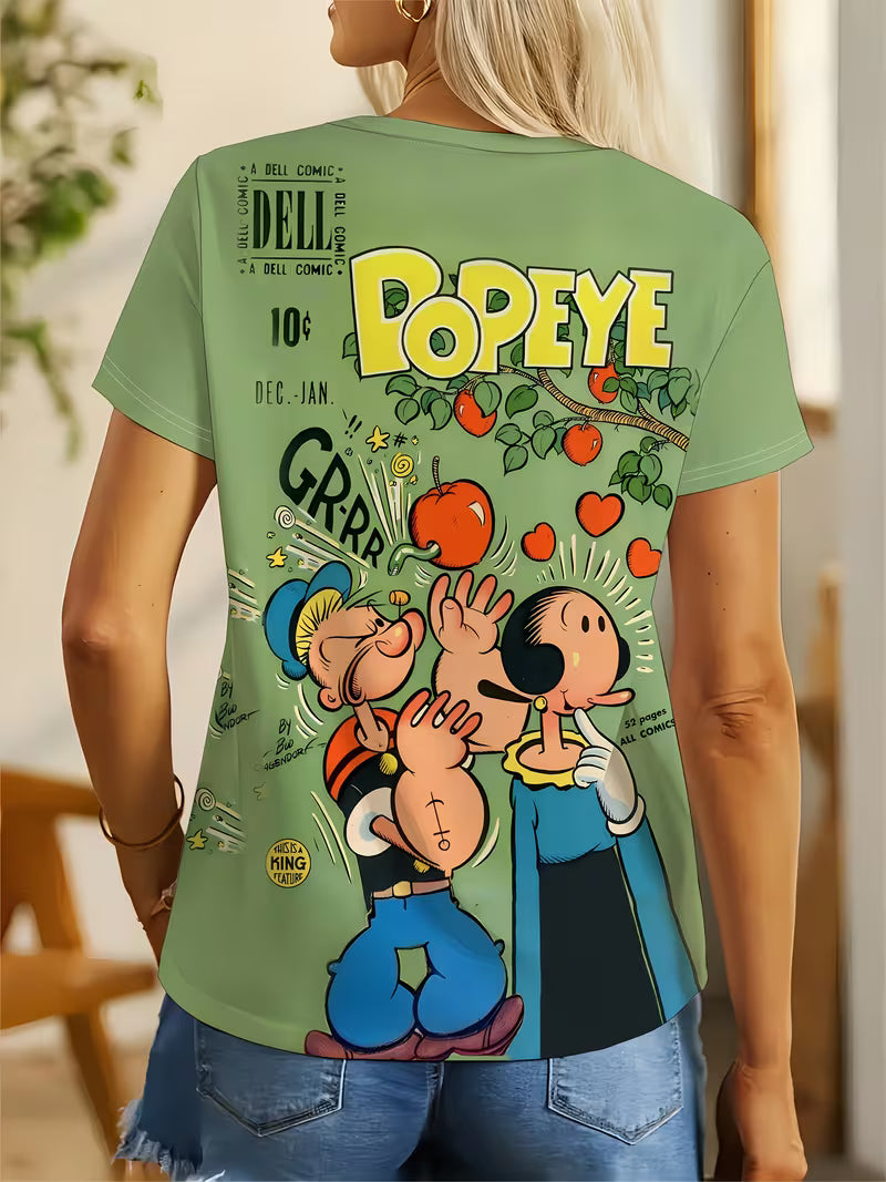 This Women'S T-Shirt Is Highly Suggested, Featuring a Unique Sailor Design