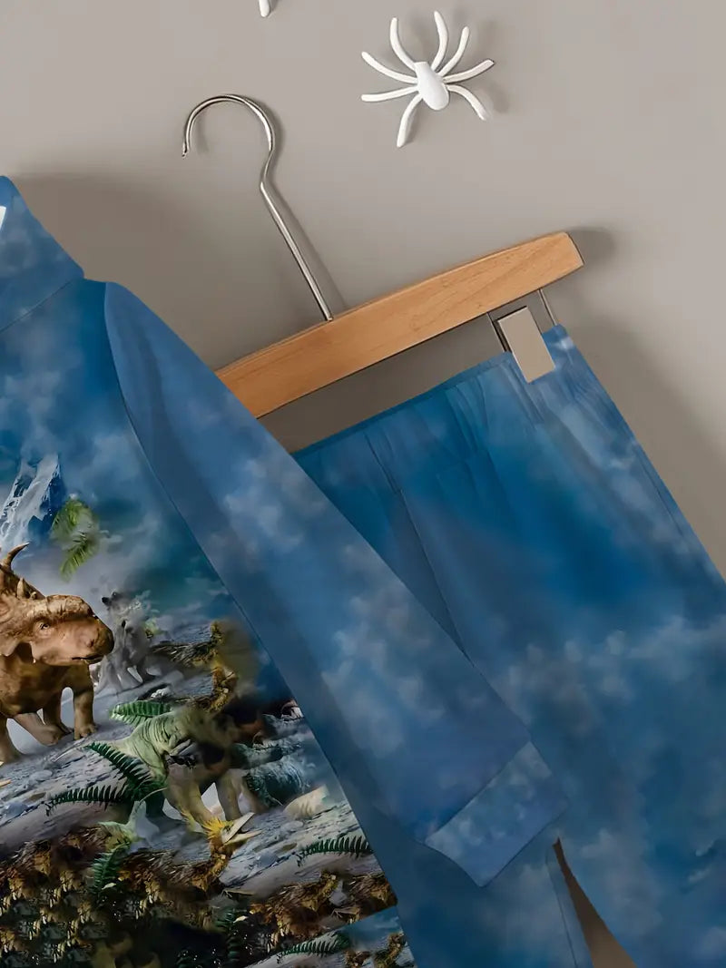 Baby Boys & Girls Hoodie Set Dinosaur print