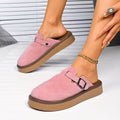 Comfortable And Versatile Mule Shoes Pink